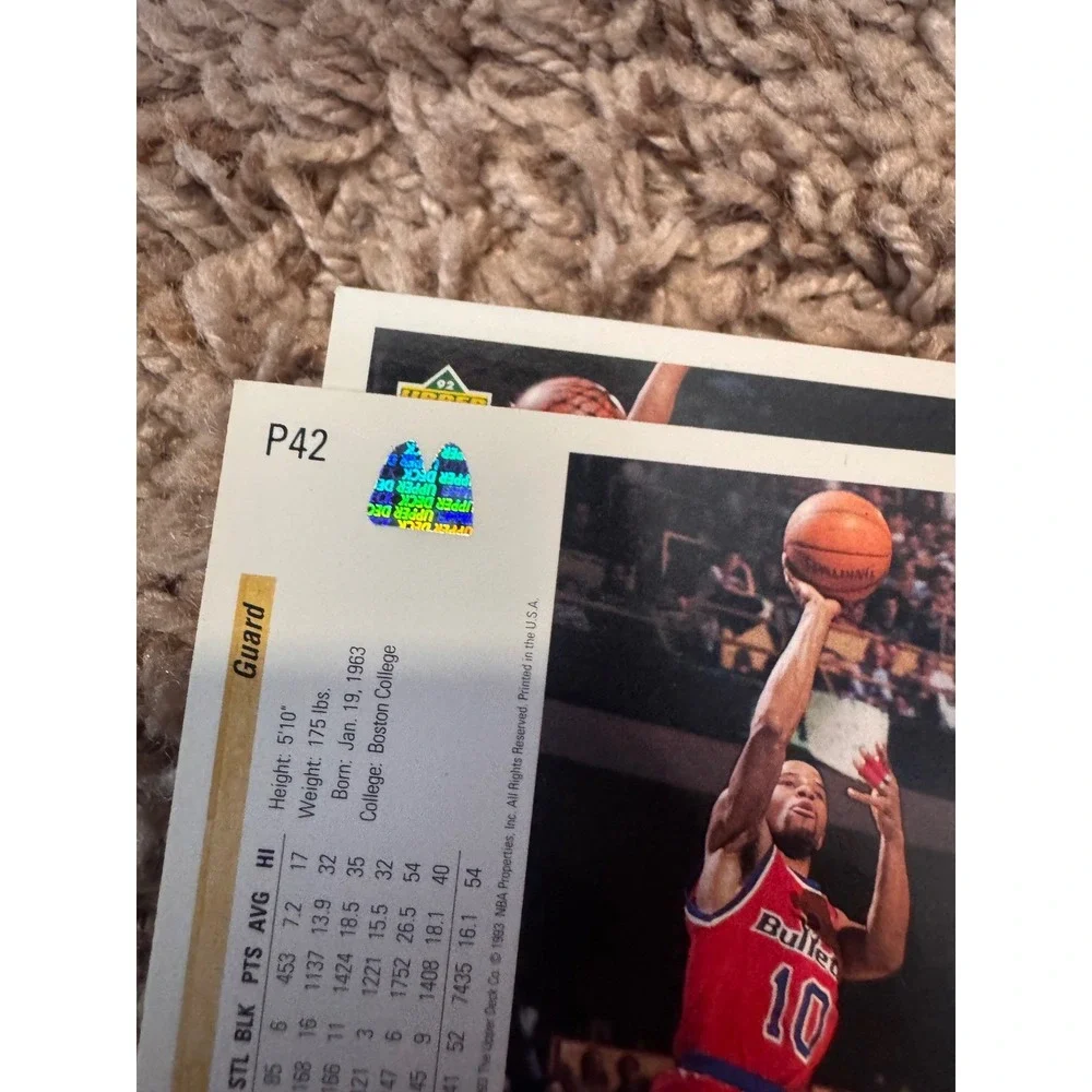 28 Washington Bullets NBA Cards Lot Michael Adams Tom Gugliotta 1990s Basketball